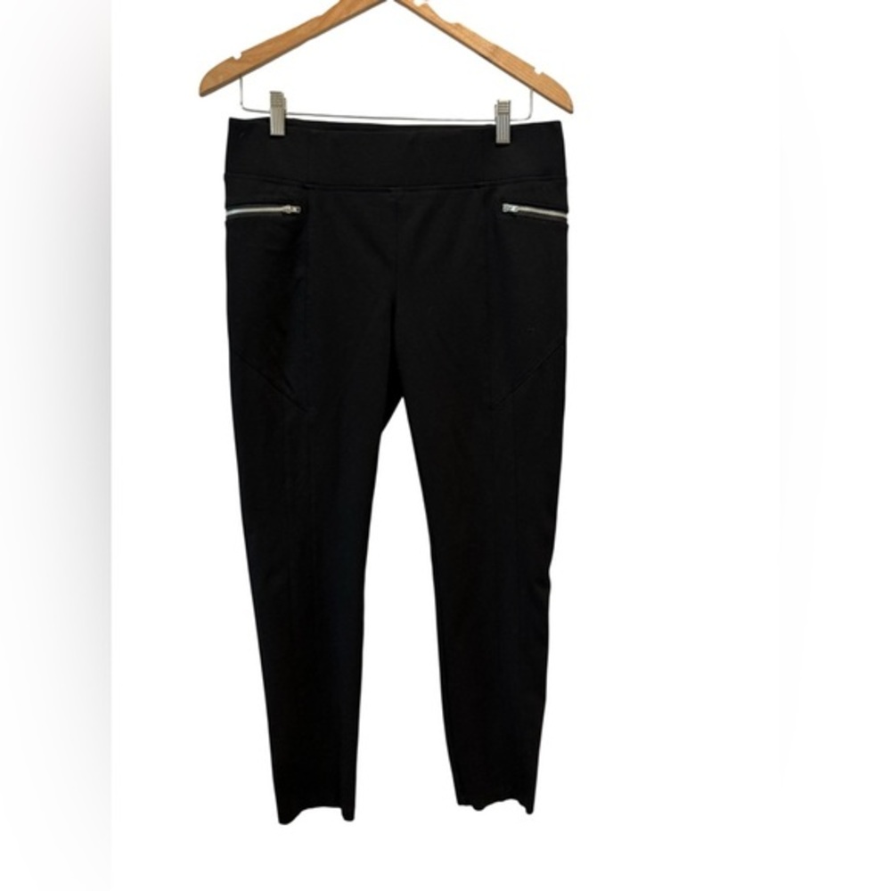 INC International Concepts Pull-On Ankle Pants Black Size 10